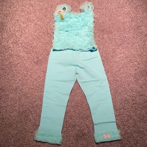 NWT Kaiya Eve Girls Sizes 4 & 6 Baby Blue Top